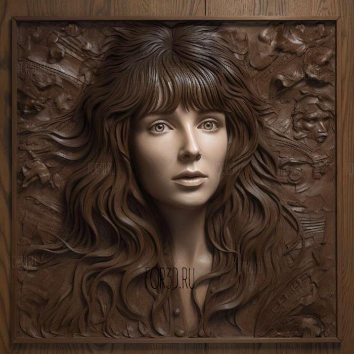 kate bush 3 stl model for CNC